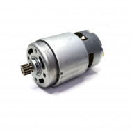 Двигатель 18В для шуруповерта Makita BDF453, DDF453, DF457D вал d-4мм, 14зуб. (629937-8)